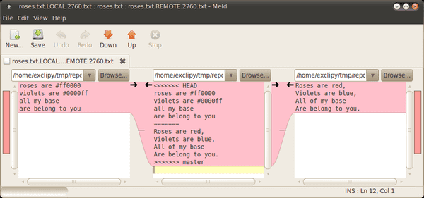 Screenshot of Meld
